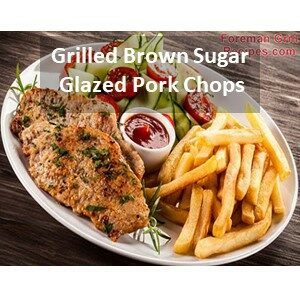 Grilled Brown Sugar Glazed Pork Chops