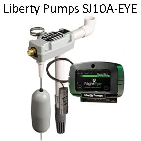Liberty Pumps SJ10A-EYE Water Powerwed Sump Pump WIFI Enabled to send notification to smart devices when the pump is activated.