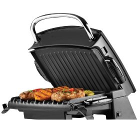 Food Placed on George Foreman Grill