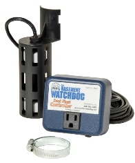 Pictured is the Dual Float Switch Controller for Basement Watchdog Primary and Battery Backup Pumps